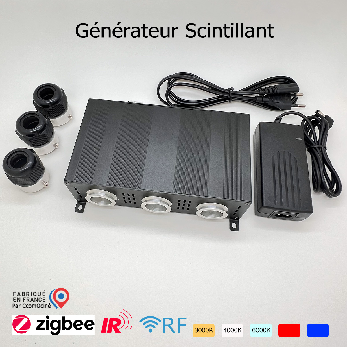 Générateur pour ciel étoilé scintillent 3 x 16W
